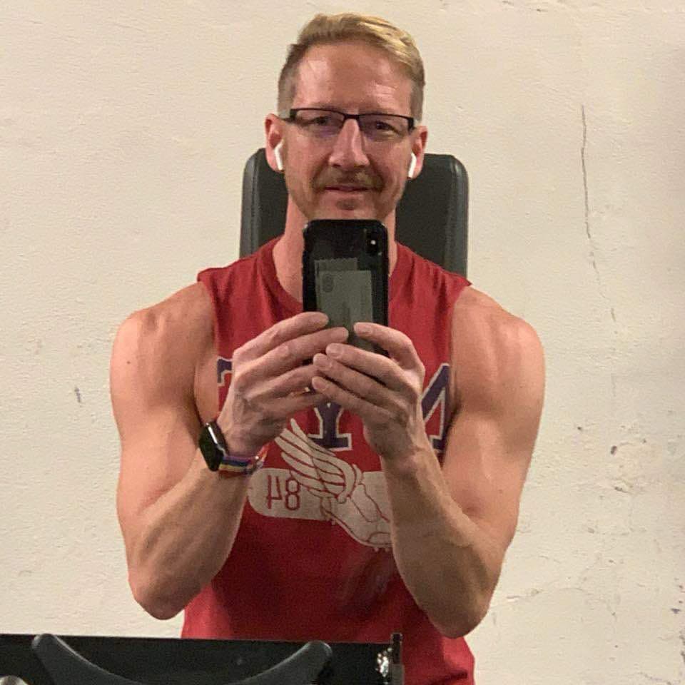 Coach Hank Rouse at the gym