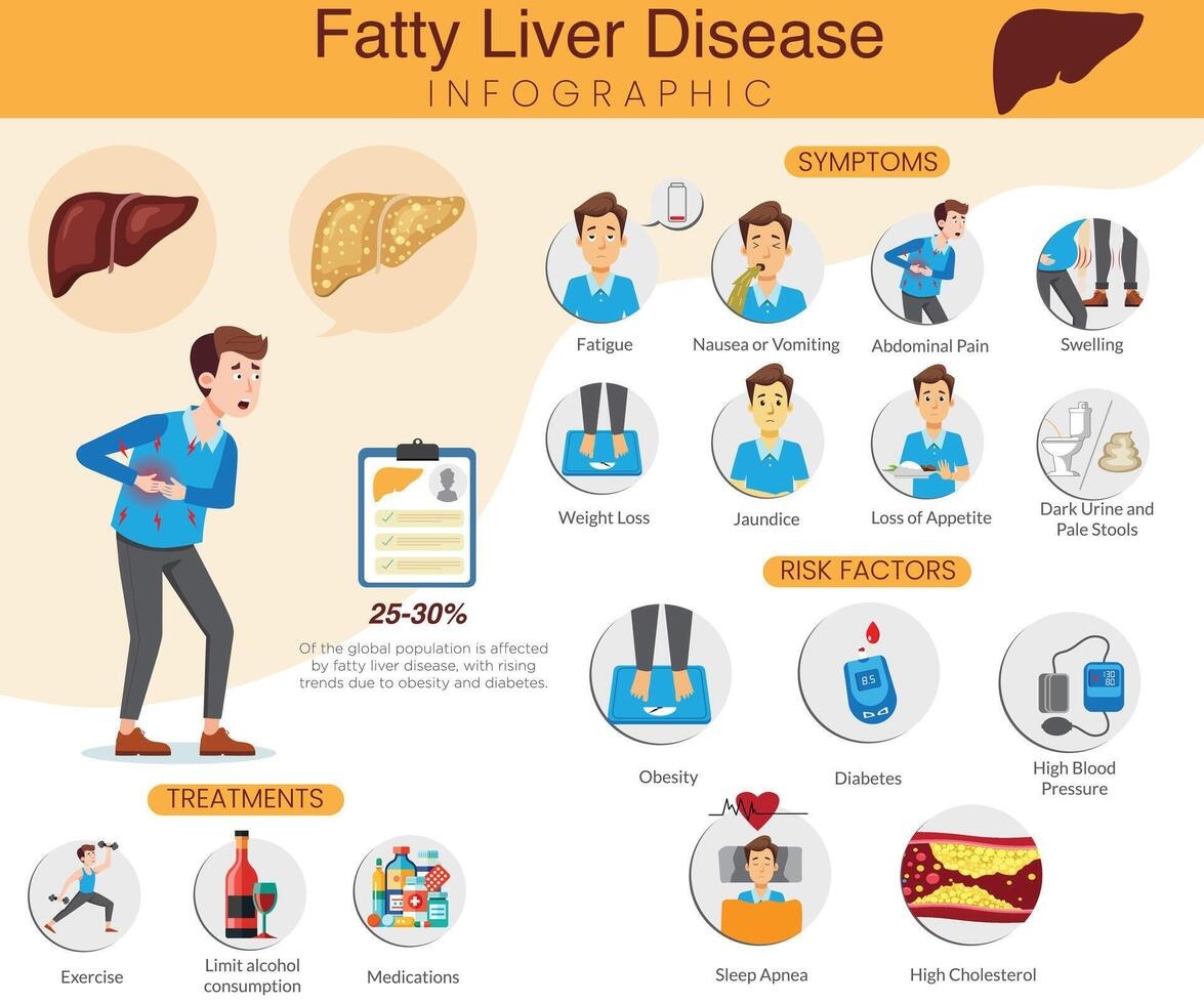 Fatty Liver Infographic